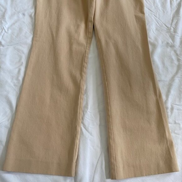 VINTAGE LILLY PULITZER Tan Khaki Stretch Pants Sz 2 - Picture 8 of 11